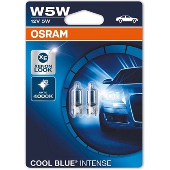 Osram Cool Blue Intense 2825HCBI-02B W5W W2,1x9,5d 12V 5W