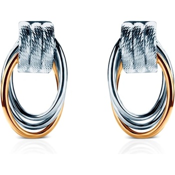 SAVICKI Обеци Savicki: позлатено сребро