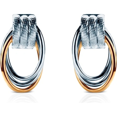 SAVICKI Обеци Savicki: позлатено сребро