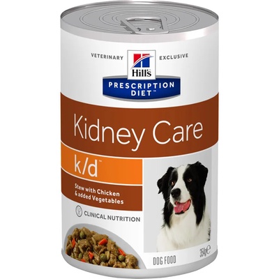 Hill's Prescription Diet 24х354г k/d Kidney Care Ragout Hill's Prescription Diet, консервирана храна за кучета с пиле