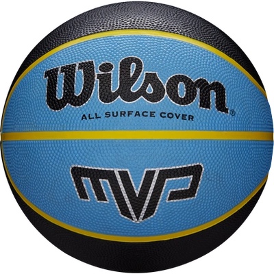 Wilson Гумена баскетболна топка, размер 7, за открито/закрито - wilson mvp 295 blue