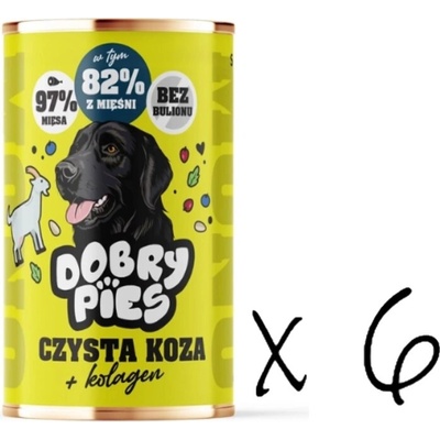 Dobry Pies Mono Goat s kolagénom 6 x 400 g