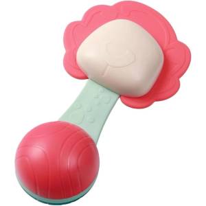 Babyono Бебешка дрънкалка с гризалка Babyono - Лъв, многоцветна (5901435416648)