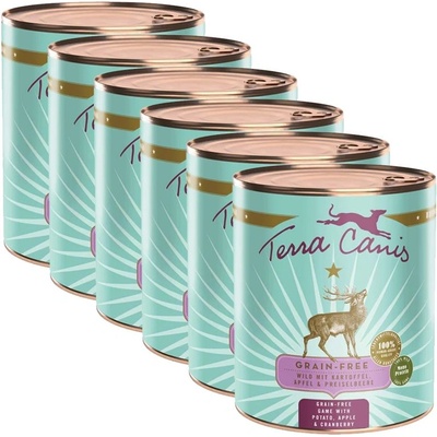 Terra Canis Grain-free Game with potato, apple & cranberry 6 x 800 g