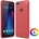 HTC Desire 12+/12 Plus Удароустойчив Carbon Fiber Калъф и Протектор