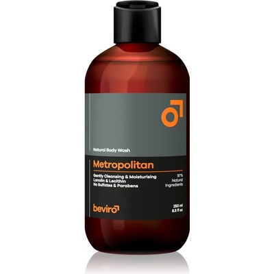 Beviro Natural Body Wash Metropolitan душ-гел за мъже 250ml