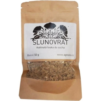 Agrostis Trávníky SLUNOVRAT květnatá louka směs osiv do sucha pro náročné 50 g