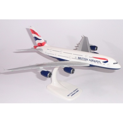 PPC Holland Airbus A380-841 British Airways United Kingdom Union Jack Colors Snap-Fit 1:250