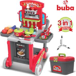 Buba Детска кухня Buba Little Chef 008-930 куфар, червена