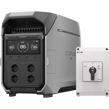 EcoFlow Manual Trasfer Switch - ръчен превключвател към ел. табло за EcoFlow DELTA Pro 3 Power Station (бял)