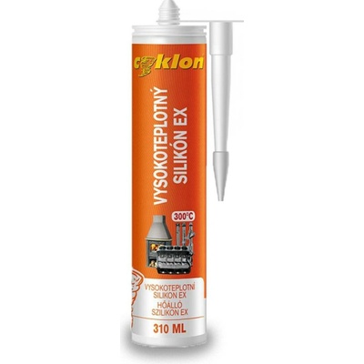 Cyklon Vysokoteplotní silikon EX 310 ml červená