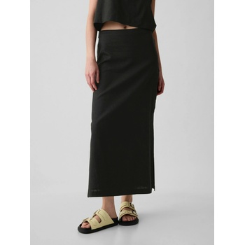 GAP Дълга ленена пола GAP GAP | Cheren | ЖЕНИ | XXS