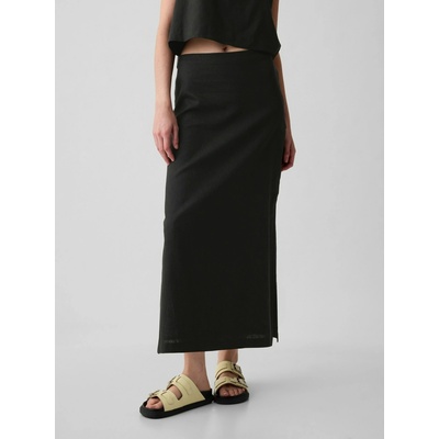 GAP Дълга ленена пола GAP GAP | Cheren | ЖЕНИ | XXS