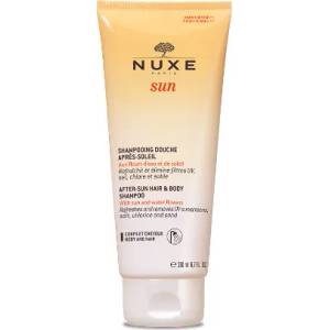 NUXE Шампоан за коса и тяло за след слънце , Nuxe After-sun Hair & Body Shampoo 200ml