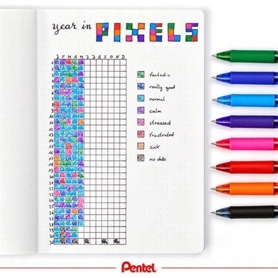 Pentel BL107-F Energel-X oranžová