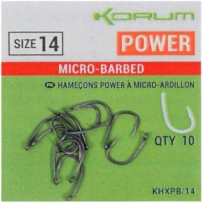 Korum Xpert Power Micro Barbed vel.12 10 ks