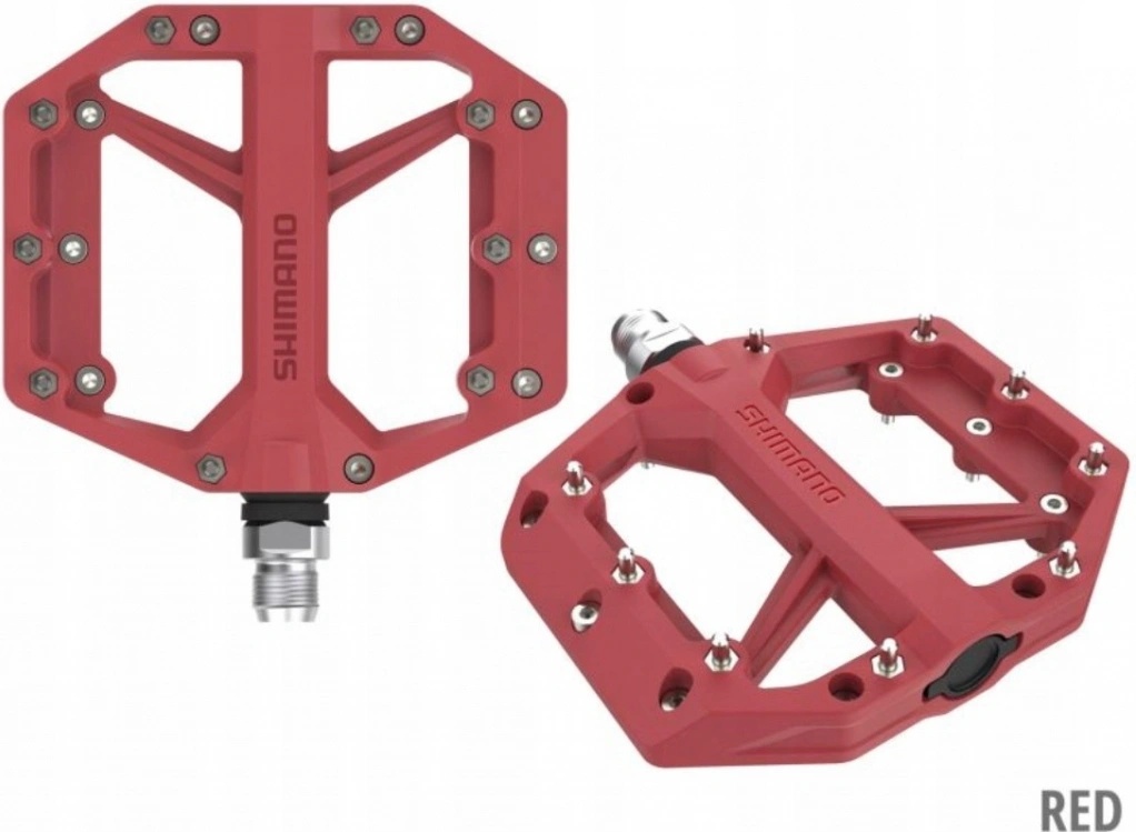 Paire de Pédales Plates Shimano PD-GR400 Violet Paire de Pédales Plates Shimano PD-GR400 Violet