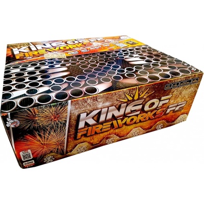 Zostavený ohňostroj King Fireworks 223 rán 20 25 30 mm