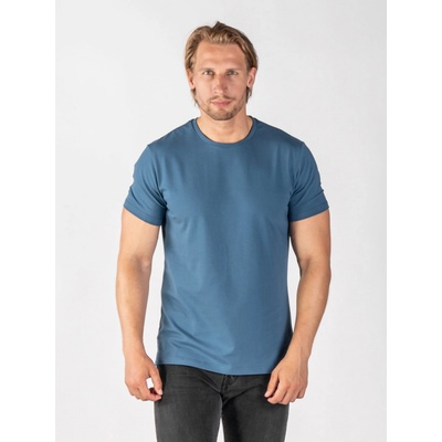 TallGuys pánské rozstřižené tričko óčko Denim blue