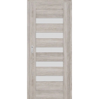 ERKADO Posuvné dveře do pouzdra Magnólie 1 Dub šedy Greko 80 x 197 cm – Zboží Mobilmania