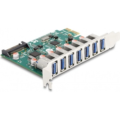 Delock PCI Express x1 карта -7 x външен USB 5 Gbps A-тип женски