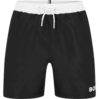 HUGO BOSS Бански гащета Boss Mens BOSS Bodywear Starfish Swim Shorts - Breathable Mesh - Black/Wht 001