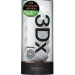 TENGA 3Dx Spiral - мастурбатор с релеф спирала (бял) - lovesexshop