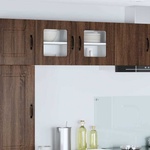 vidaXL Панел за миялна машина Kalmar 2 бр. Кафяв дъб (884489)