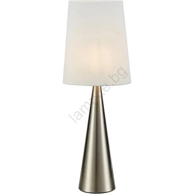 Markslöjd 108624 - Настолна лампа CONUS 1xE14/40W/230V бяла/матов хром (ML1273)