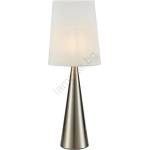 Markslöjd 108624 - Настолна лампа CONUS 1xE14/40W/230V бяла/матов хром (ML1273)