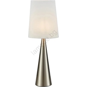 Markslöjd 108624 - Настолна лампа CONUS 1xE14/40W/230V бяла/матов хром (ML1273)