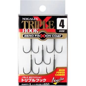 Nogales Trojháčky Zero Friction Triple Hook vel.1 4 ks