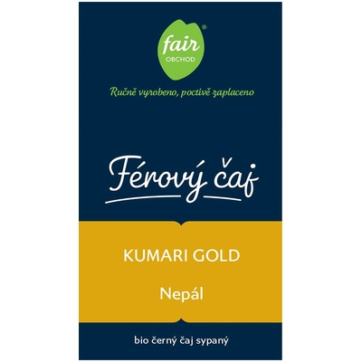 Fairobchod Bio černý čaj Kumari Gold z Nepálu sypaný 40 g