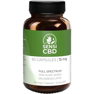 Sensi Seeds CBD olej kapsule 15 mg 60 ks