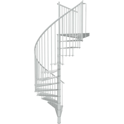 Minka STAIRS Kovové točité schodisko Portofino biele pr. 140 cm