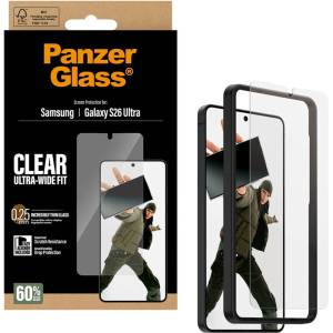 Panzer Стъклен протектор PanzerGlass за Samsung Galaxy S26 Ultra, Ultra-Wide Fit w. EasyAligner