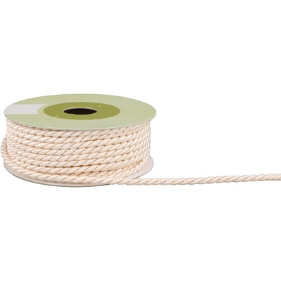 Provázek polyesterový 4mm x 4,6m vzor 2040 420-KRÉMOVÁ