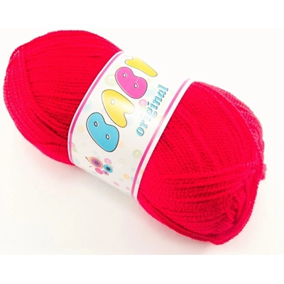 Priadza Baby original - červená 1386