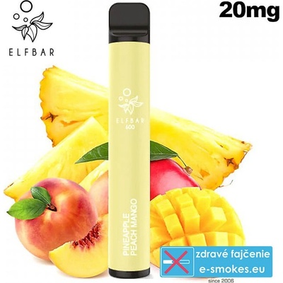 Elf Bar 600 Pineapple Peach Mango 20 mg 600 poťahov 1 ks