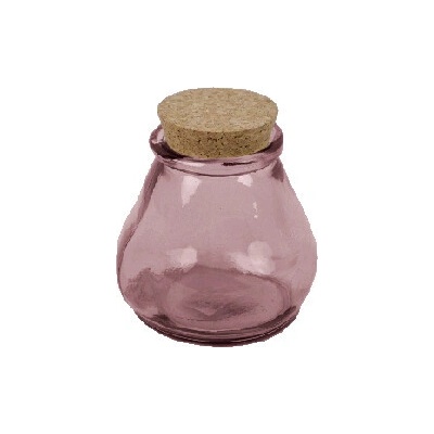 San Miguel Sklenice z recyklovaného skla s korkovým uzávěrem SAC80 ml