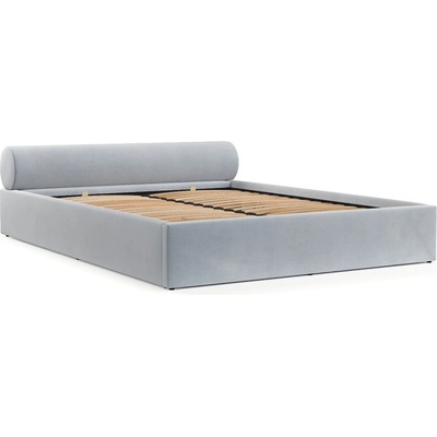 Maison de Reve Светлосиво двойно легло 140x200 cm тапицирано с място за съхранение с включена подматрачна рамка Solvo - Maison de Rêve (SOLVO140_MDR_P0_PAR05_M0_NF_T0_L1)