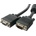 SBOX Кабел Sbox VGA-MF2, от VGA(м) към VGA(ж), 2м, черен (VGA-MF2)