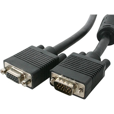 SBOX Кабел Sbox VGA-MF2, от VGA(м) към VGA(ж), 2м, черен (VGA-MF2)