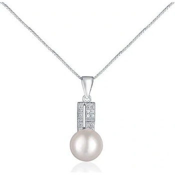 JwL Luxury Pearls Elegantní s pravou perlou a zirkony JL0645