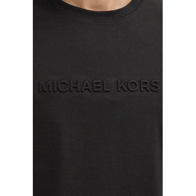 Michael Kors Памучна тениска Michael Kors в черно с апликация CF4529H1V2 (CF4529H1V2)