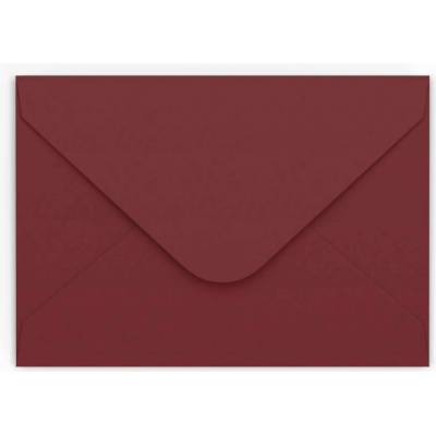 Bordové obálky - 114 x 162 mm (C6) - Burgundská