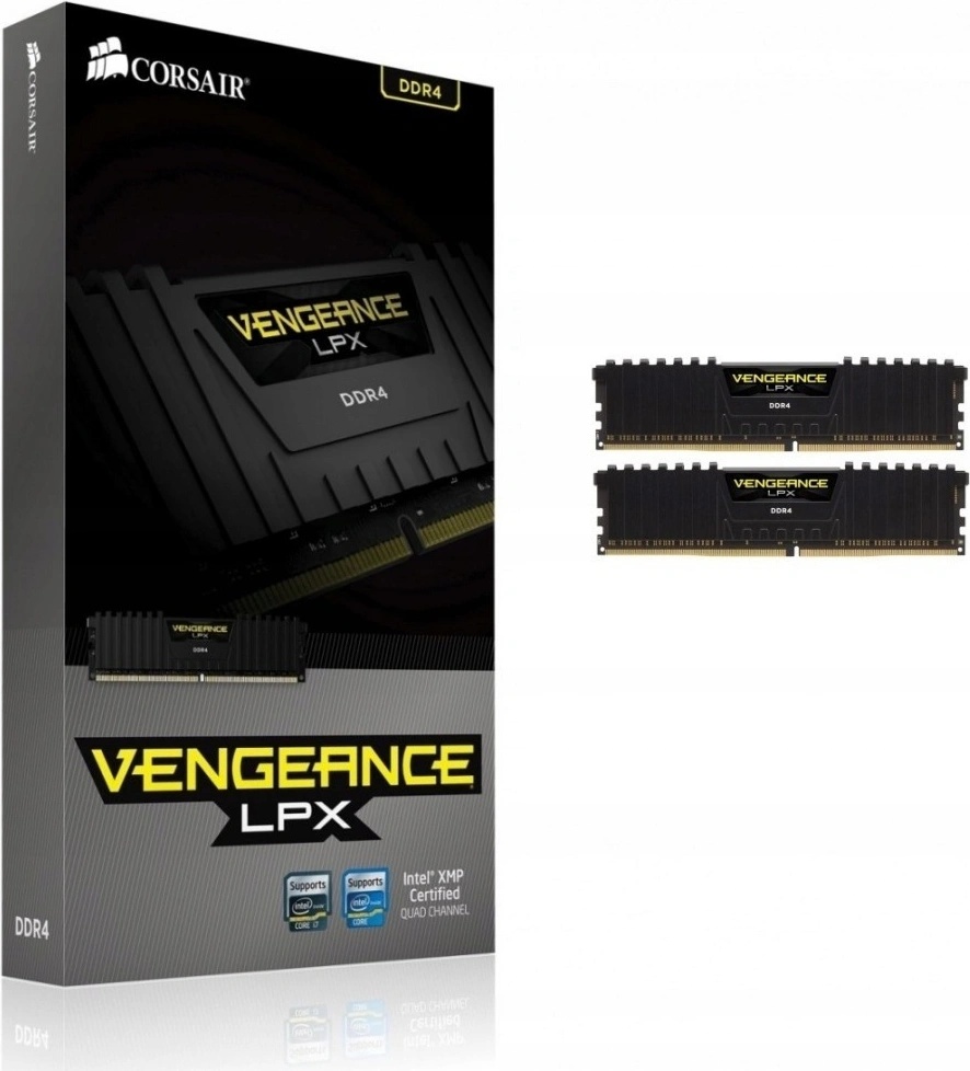 Vengeance LPX DDR4 メモリー 16GB(2 x 8GB) VENGEANCE® LPX 16GB (2 x 8GB) DDR4 DRAM 2400MHz C14 Memory Kit - Black