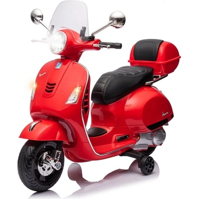 Milly Mally Vespa GTS Super Elektrický dětský skútr červená
