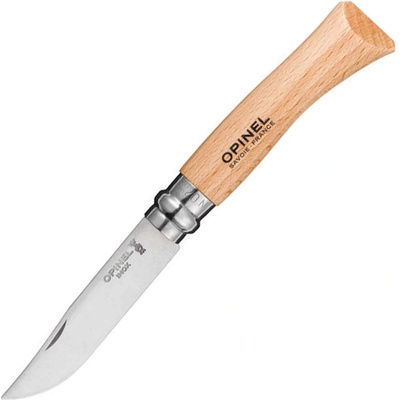 Opinel 7 kapesní nůž zavírací 8 cm / nerez čepel / dřevěná rukojeť (654)