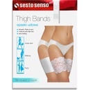 Sesto Senso Thigh Bands WZ2 krajka béžový Pás na stehna